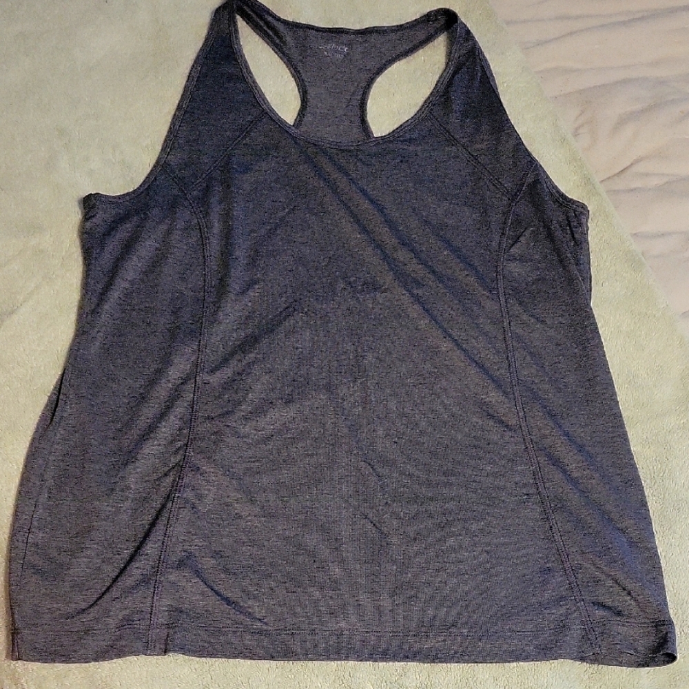 BCG Gray Sleeveless Relaxed Tank Top